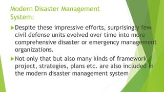 Historical Development of Disaster Management | PPTX | Geography | Science
