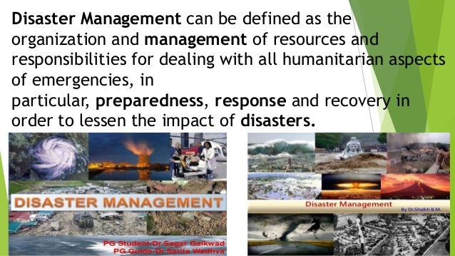 Historical Development of Disaster Management