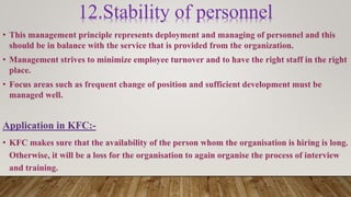 12.Stability of personnel
 