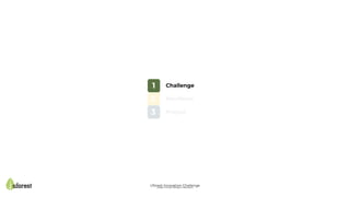 Uforest Innovation Challenge
Design Climatic Refugia in Barcelona
Challenge
1
Manifesto
Project
2
3
2 2
 