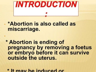 introduction paragraph on abortion