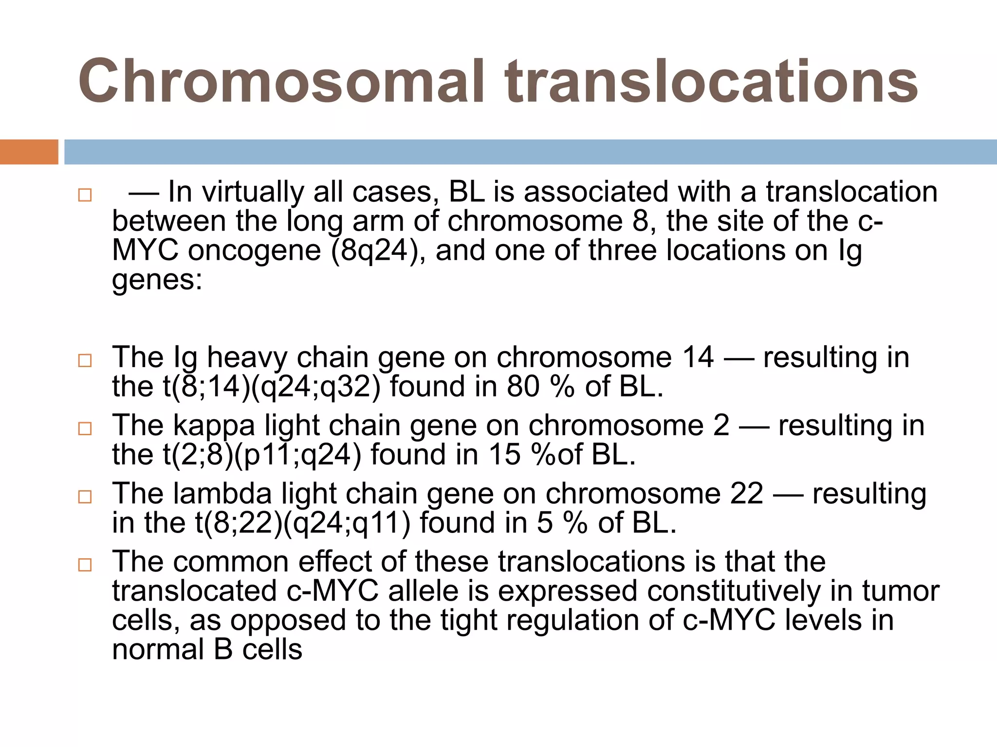 BURKITTS LYMPHOMA | PPTX