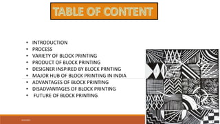Presentation block printing | PPTX | Woodworking | Arts and Crafts