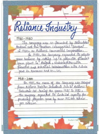 business project work-stock exchange-12th class