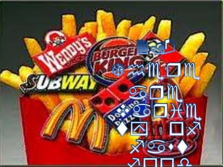 FAST FOOD FAOURITE AMONG PEOPLE