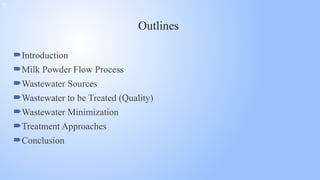 Wastewater Treatment on Dairy Industries (Milk Powder) | PPTX