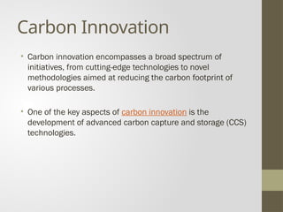 Transforming Urban Planning with GIS: The Role of Carbon Innovation | PPT