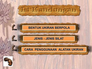 PENGENALAN KEPADA SILAT UKIRAN BERPOLA
