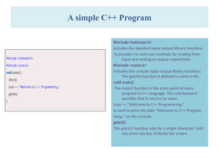 OOPS INTRODUCTION FOR BEGINNERS COMPARION WITH C | PPTX