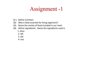 class 6 lesson 1 sources of food | PPTX