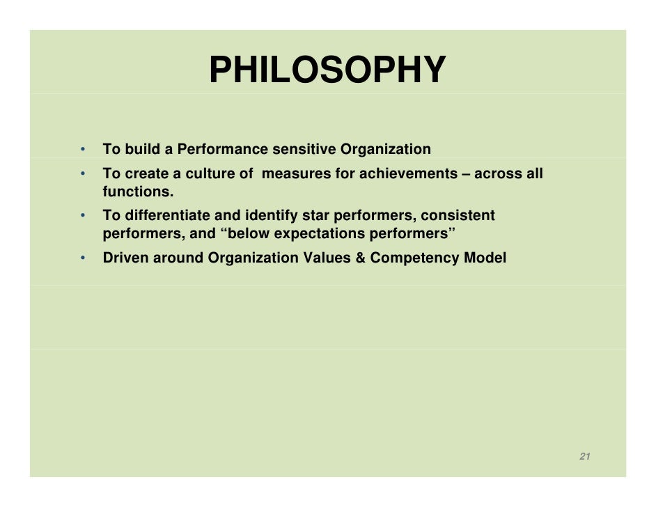 performance management the crompton greaves perspective by ns srini management philosophy examples