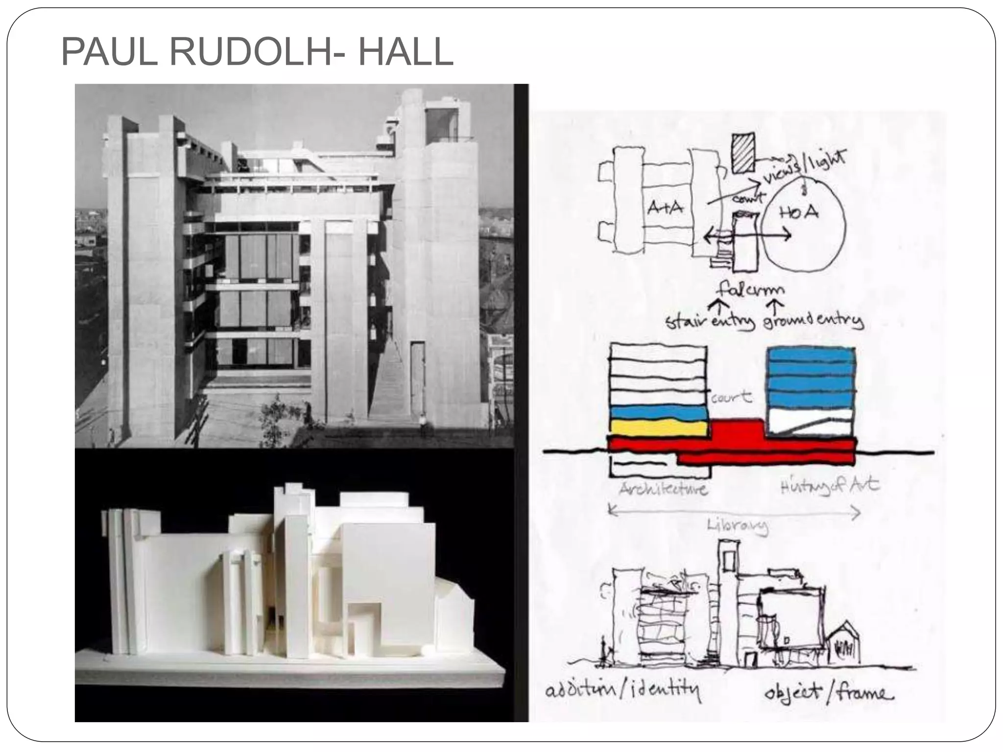 PAUL RUDOLH- HALL
 