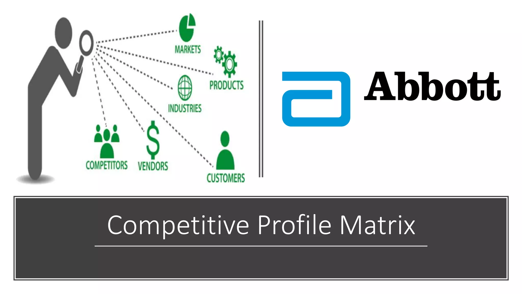 Competitive Profile Matrix
 