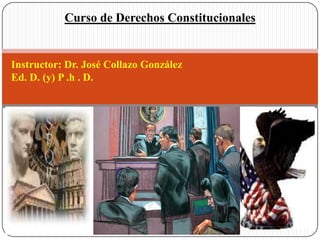 Curso de Derechos Constitucionales


Instructor: Dr. José Collazo González
Ed. D. (y) P .h . D.
 