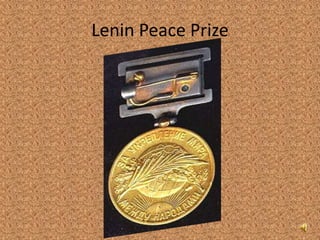 Lenin Peace Prize