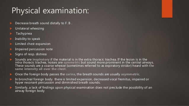 Foreign Body Aspiration In Children Dr Trynaadh