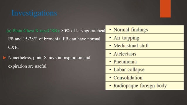Foreign Body Aspiration In Children Dr Trynaadh