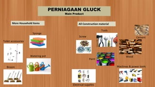 PERNIAGAAN GLUCK
Main Product
More Household items All Construction material
Sponge
Toilet accessories
Watering pot
Broom
Electrical supplies
Machines & power tools
Paint
Screw
Tools
Cement
Wood
 