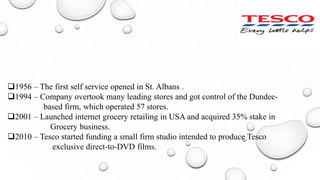 Tesco case study | PPTX