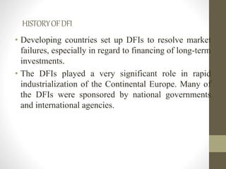 Dfis Example Development Financial Insistution | PPTX