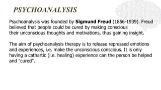 Psychoanalysis and Defense Mechanisms | PPTX