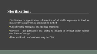 Appertization Presentation1 food | PPTX