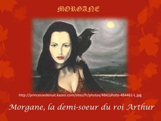 MORGANE




  http://princessedenuit.kazeo.com/sites/fr/photos/484/photo-484461-L.jpg


Morgane, la demi-soeur du roi Arthur
 