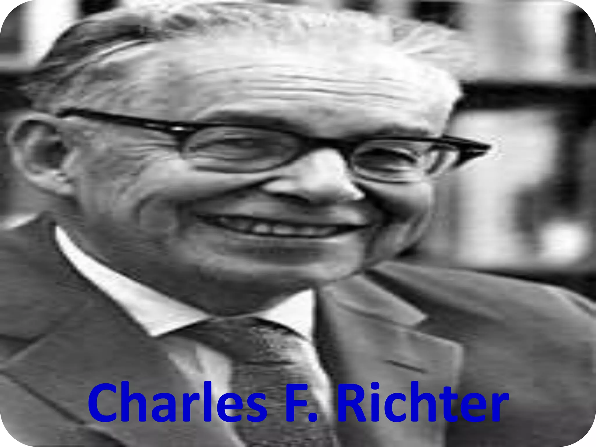 Charles F. Richter
 