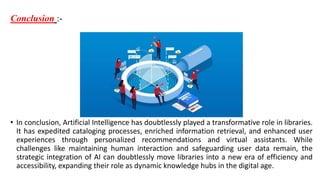 VIRTUAL ARTIFICIAL INTELLIGENCE ROLE ON LIBRARIES | PPT
