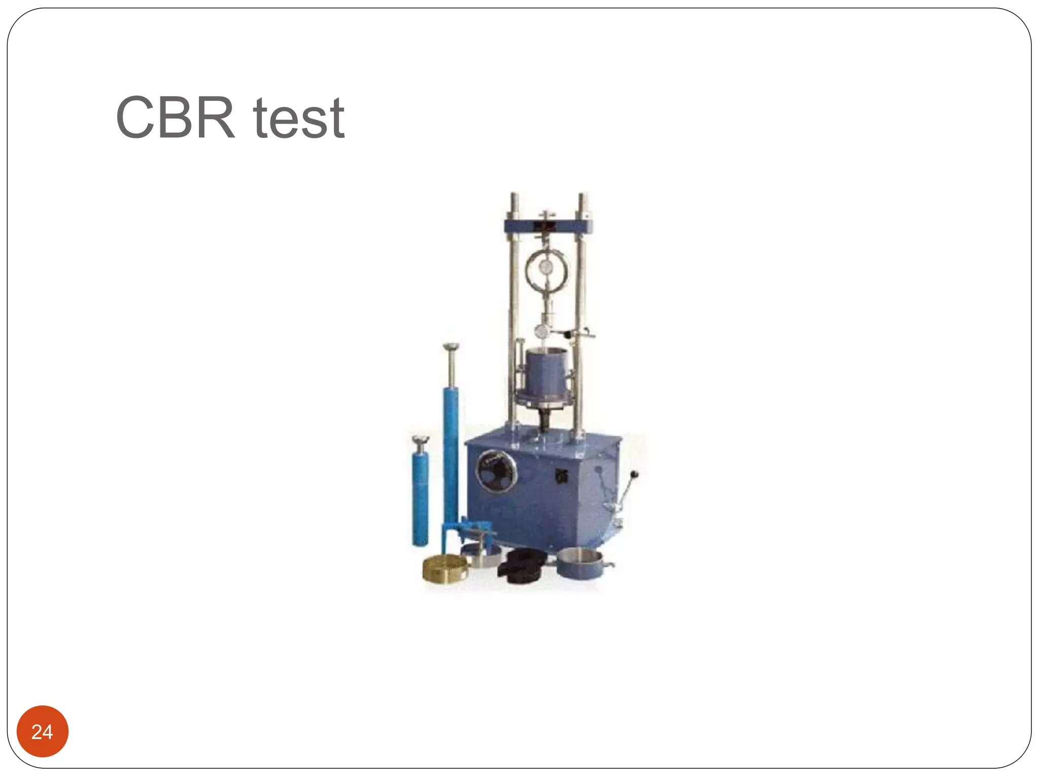 CBR test
24
 