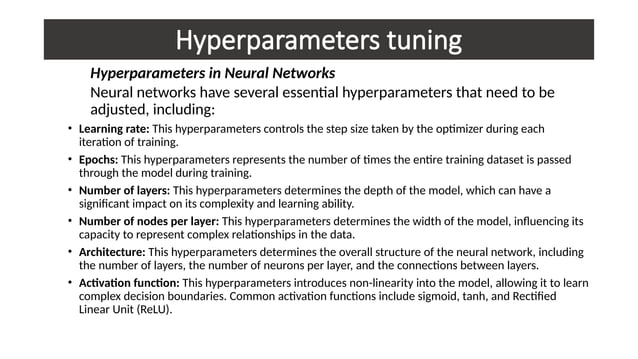 hyperparameter tuning grid search, random search, Bayesian .pptx