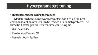 hyperparameter tuning grid search, random search, Bayesian .pptx