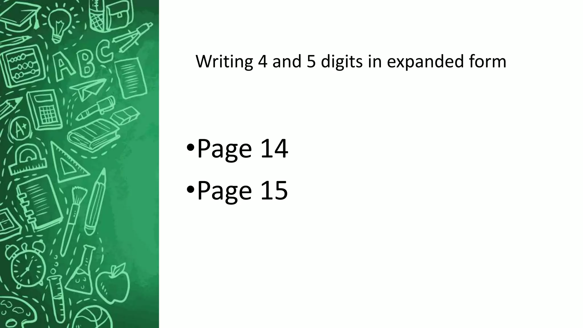 4 and 5 digits in expanded form | PPT