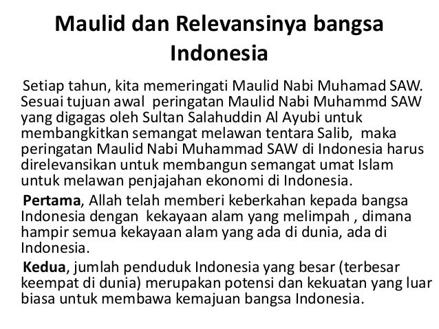 Cerpen Maulid Nabi Cerpen Maulid Nabi