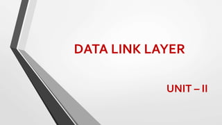 computer network-unit 2 | PPT