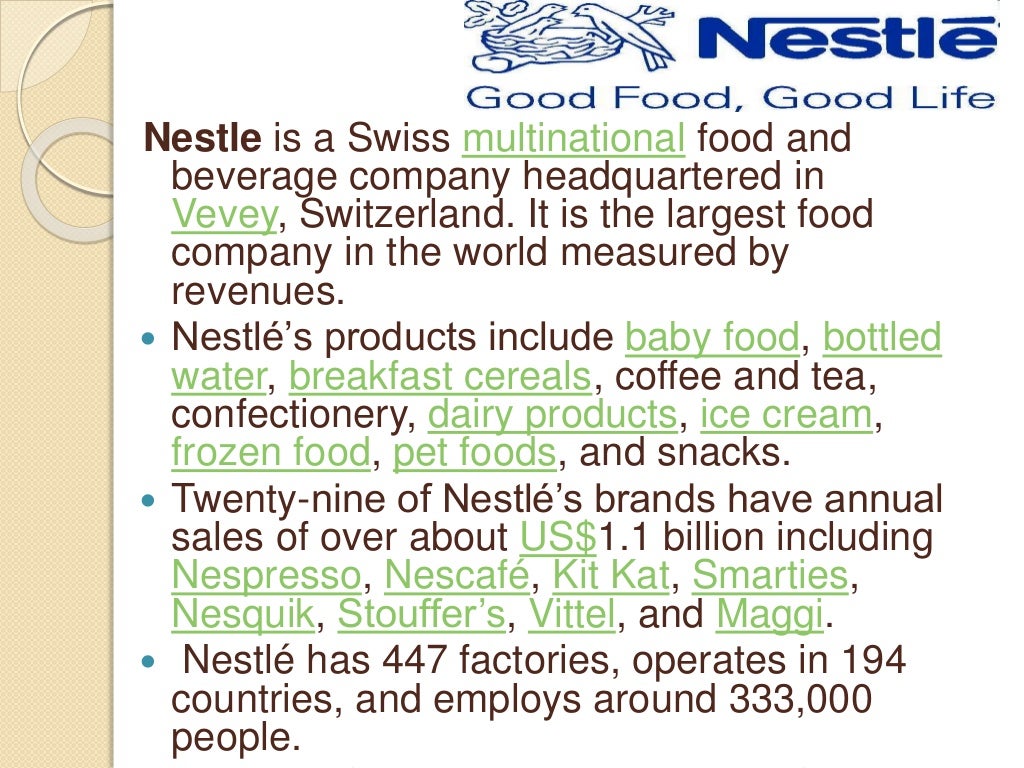 Nestle case study 2019 image