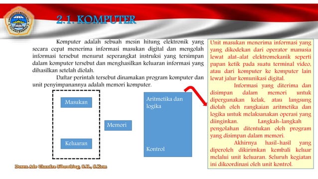 Organisasi Komputer | PPT