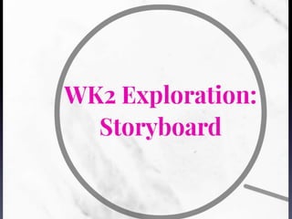 WK2 Exploration: Storyboard