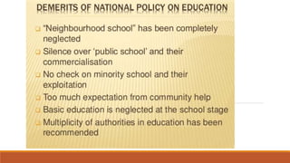 National Policy on Education-1986