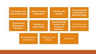 The following common scheme of studies has
been suggested in the national curriculum
framework:
(i) One language at primar...