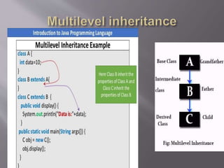 Object Oriented Programming Inheritance java | PPT