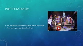 POST CONSTANTLY

• Pac Div posts on Facebook and Twitter several times a day
• They are very active and their fans love it

 