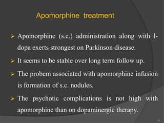 Apomorphin Presentation parkinson | PPTX