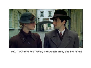 MCU TWO from The Pianist, with Adrian Brody and Emilia Fox
 