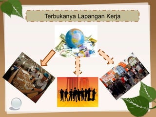 Terbukanya Lapangan Kerja
 