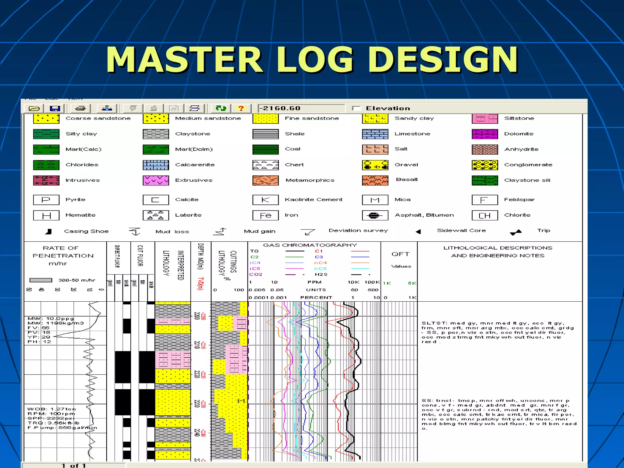 MASTER LOG DESIGNMASTER LOG DESIGN
 