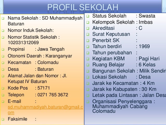 Profil Sekolah