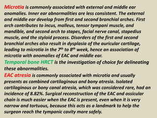 Presentation1, radiological imaging of ear microcia. | PPTX