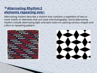 Presentation on Rhythm in Apparel Designing | PPTX