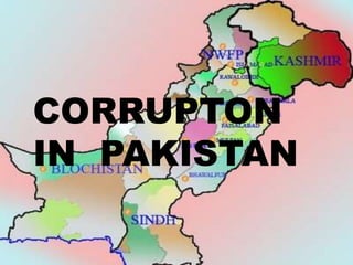 CORRUPTON
IN PAKISTAN
 